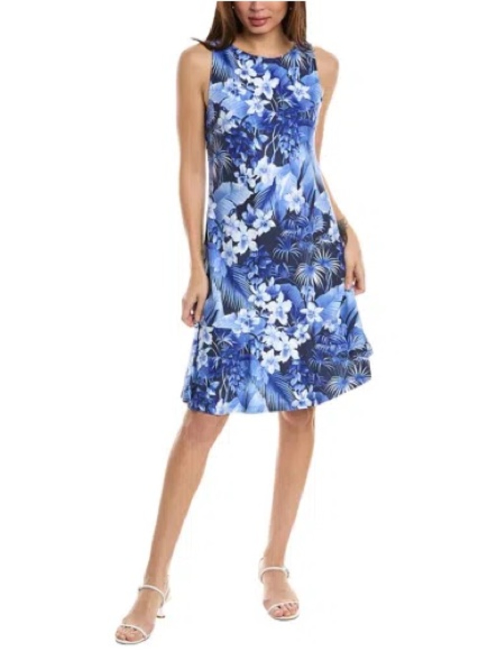 Tommy Bahama Blue and White Tropical sundress  size XS